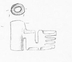 01.04.PO, panneton de clef, Dufrasnes